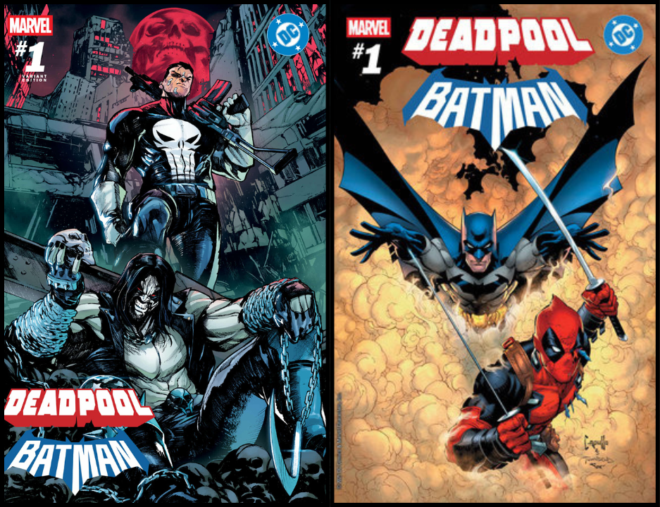 MARVEL/DC: DEADPOOL/BATMAN #1 CAPPUCCIO - TRADE DRESS & COVER A - SET OF 2 (RELEASE: 9/17/25)