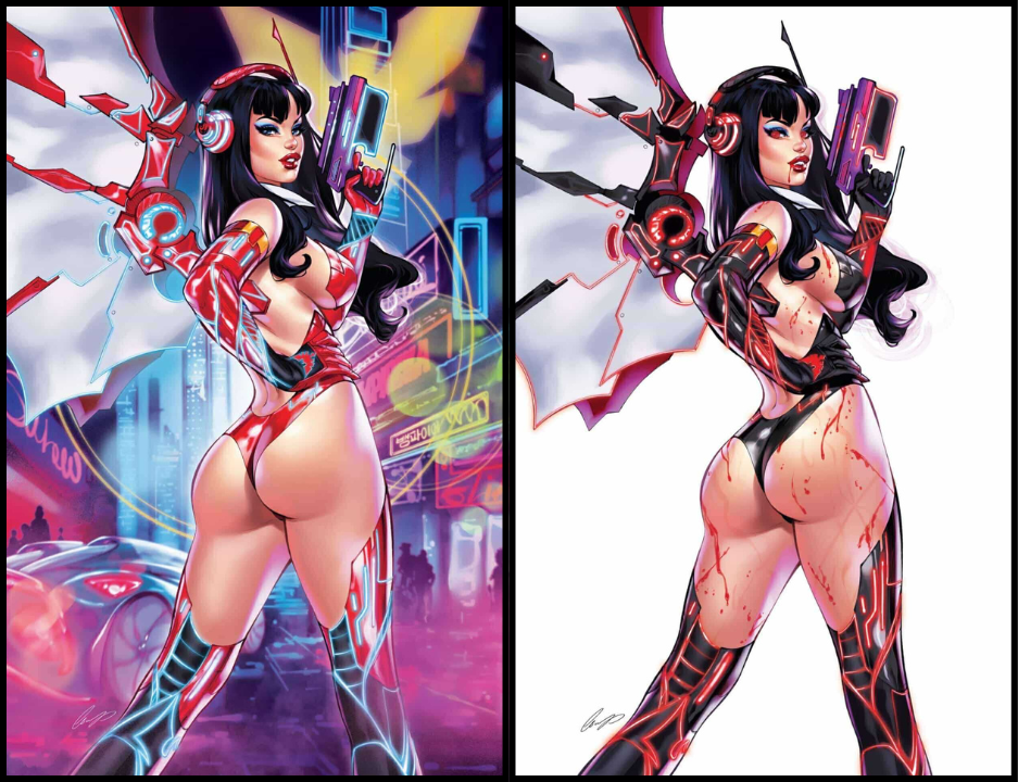 VAMPIRELLA #6 CHATZOUDIS - VIRGIN & WHITE BG - SET OF 2