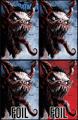 ABSOLUTE BATMAN #15 MAYHEW - TRADE DRESS, VIRGIN, BLUE & RED FOIL - SET OF 4