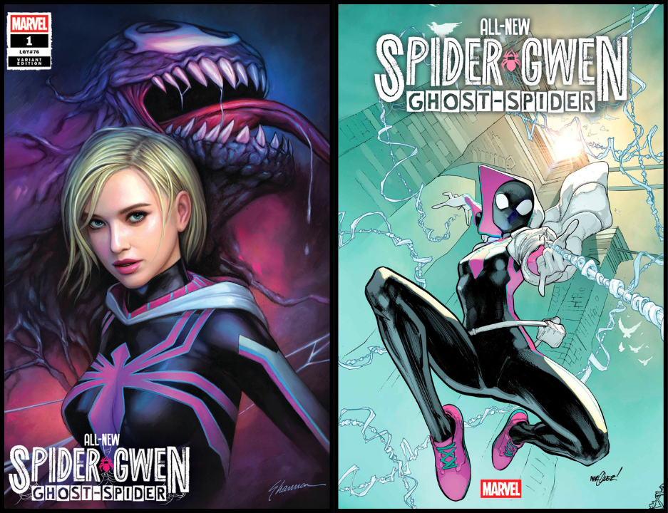 ALL-NEW SPIDER-GWEN: THE GHOST-SPIDER #1 SHANNON MAER TD & COVER A - SET OF 2 (RELEASE: 8/20/25)