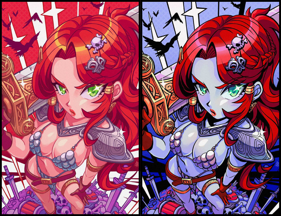 SONJA REBORN #1 ANCATHIE - 616 SHARED EXCLUSIVE - VIRGIN & BLUE TINT - SET OF 2