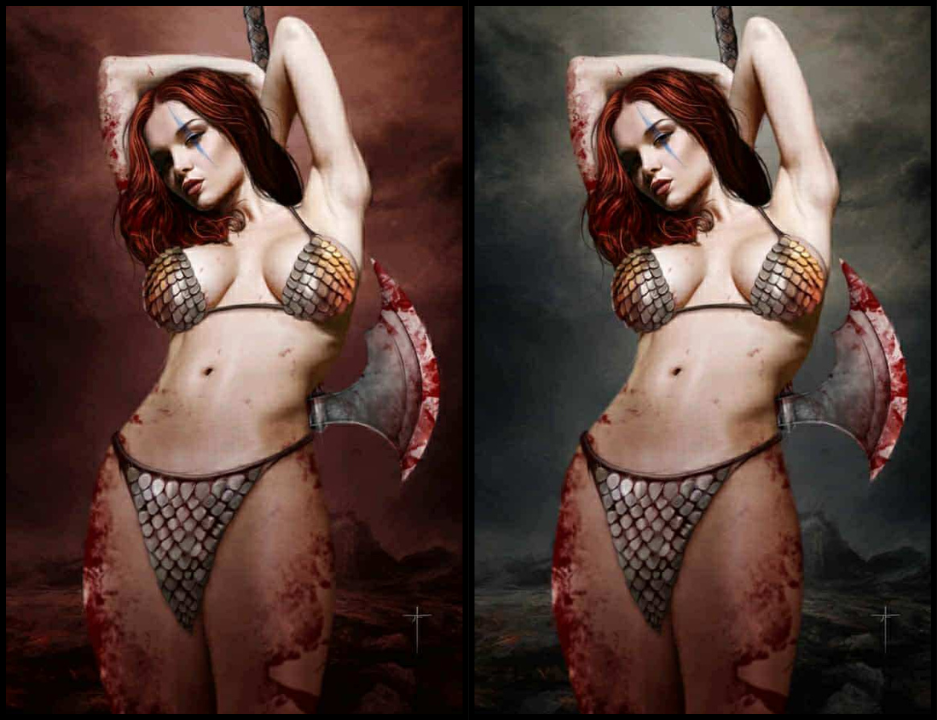 SONJA REBORN #1 FERGUSON - 616 SHARED EXCLUSIVE - VIRGIN RED & GREY - SET OF 2
