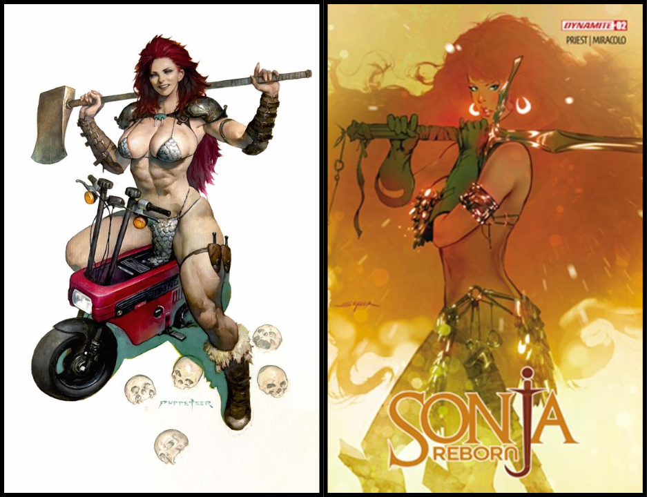 SONJA REBORN #2 PUPPETEER LEE - 616 SHARED EXCLUSIVE - VIRGIN & COVER B SAYGER - SET OF 2 (RELEASE: 9/24/25)