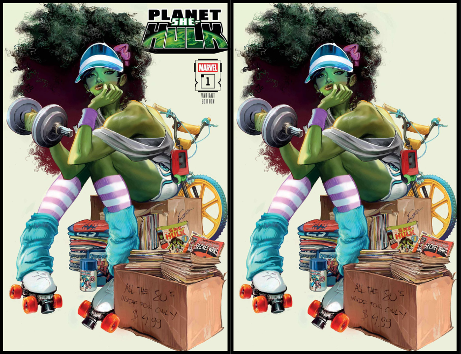 PLANET SHE HULK #1 LOZANO - TRADE DRESS & VIRGIN - SET OF 2