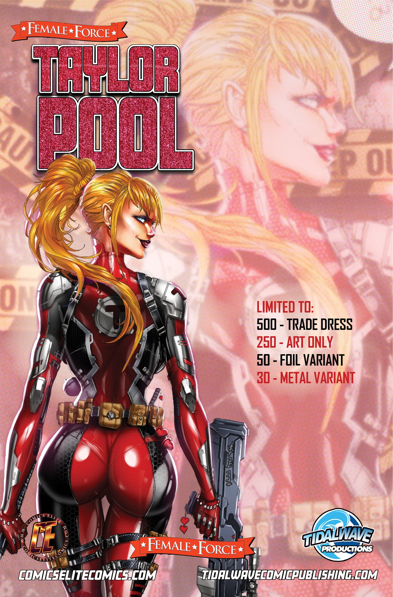 FEMALE FORCE: TAYLOR SWIFT #2 - JAMIE TYNDALL ART ONLY FOIL - LIMITED TO 50