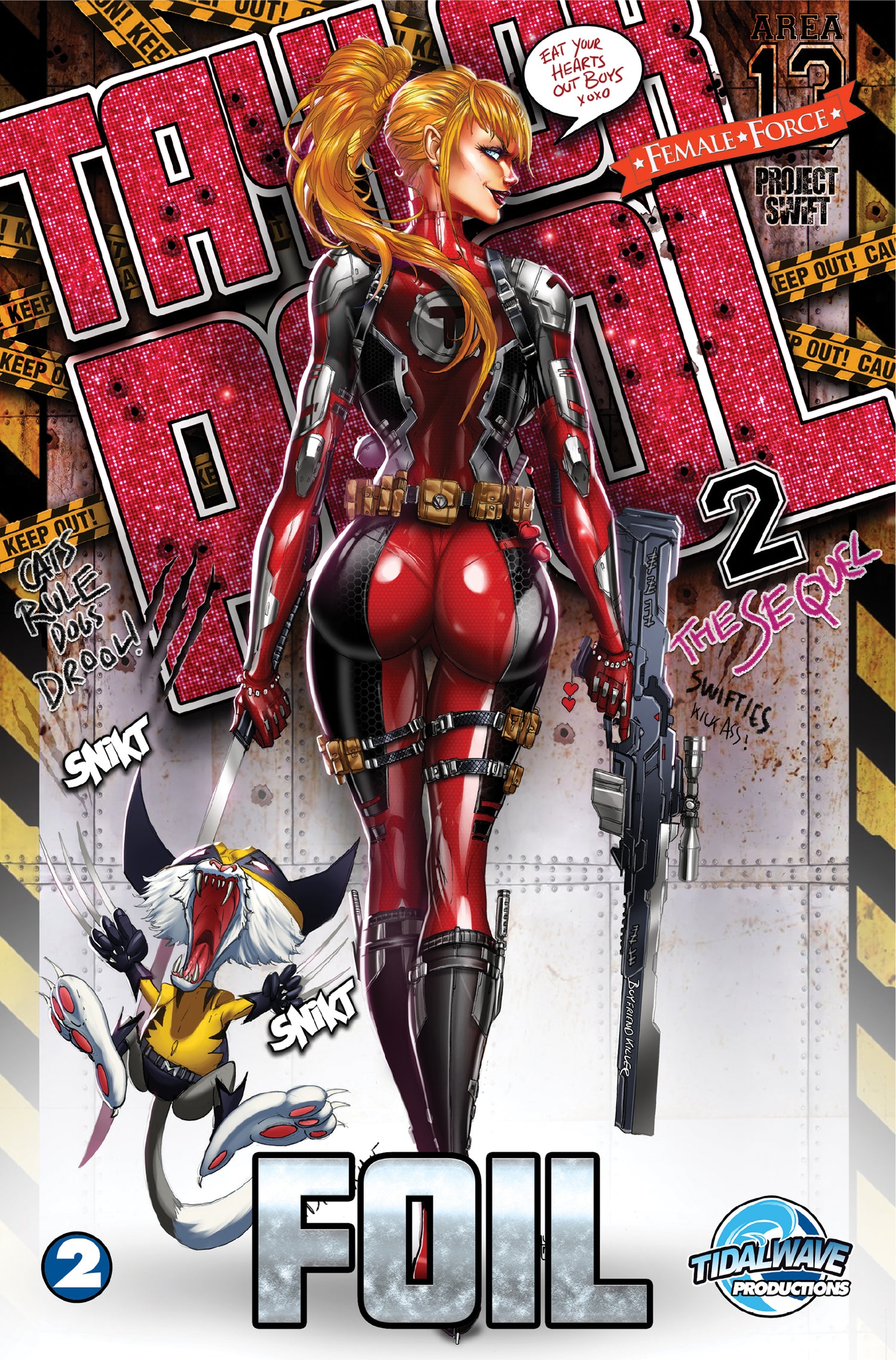 FEMALE FORCE: TAYLOR SWIFT #2 - JAMIE TYNDALL TRADE DRESS FOIL - LIMITED TO 50