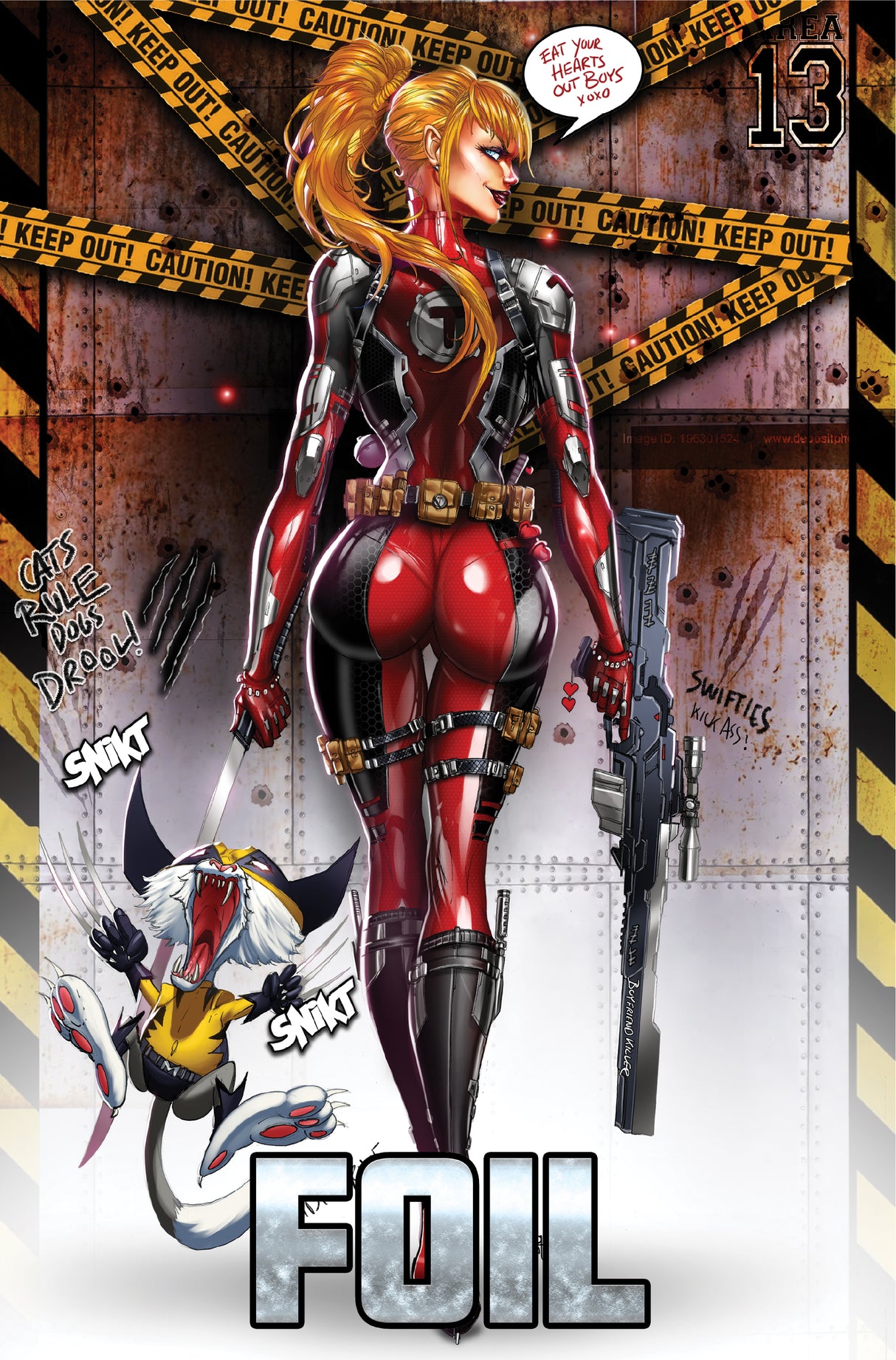 FEMALE FORCE: TAYLOR SWIFT #2 - JAMIE TYNDALL ART ONLY FOIL - LIMITED TO 50