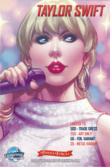 FEMALE FORCE: TAYLOR SWIFT #2 - ALE GARZA ART ONLY FOIL - LIMITED TO 50