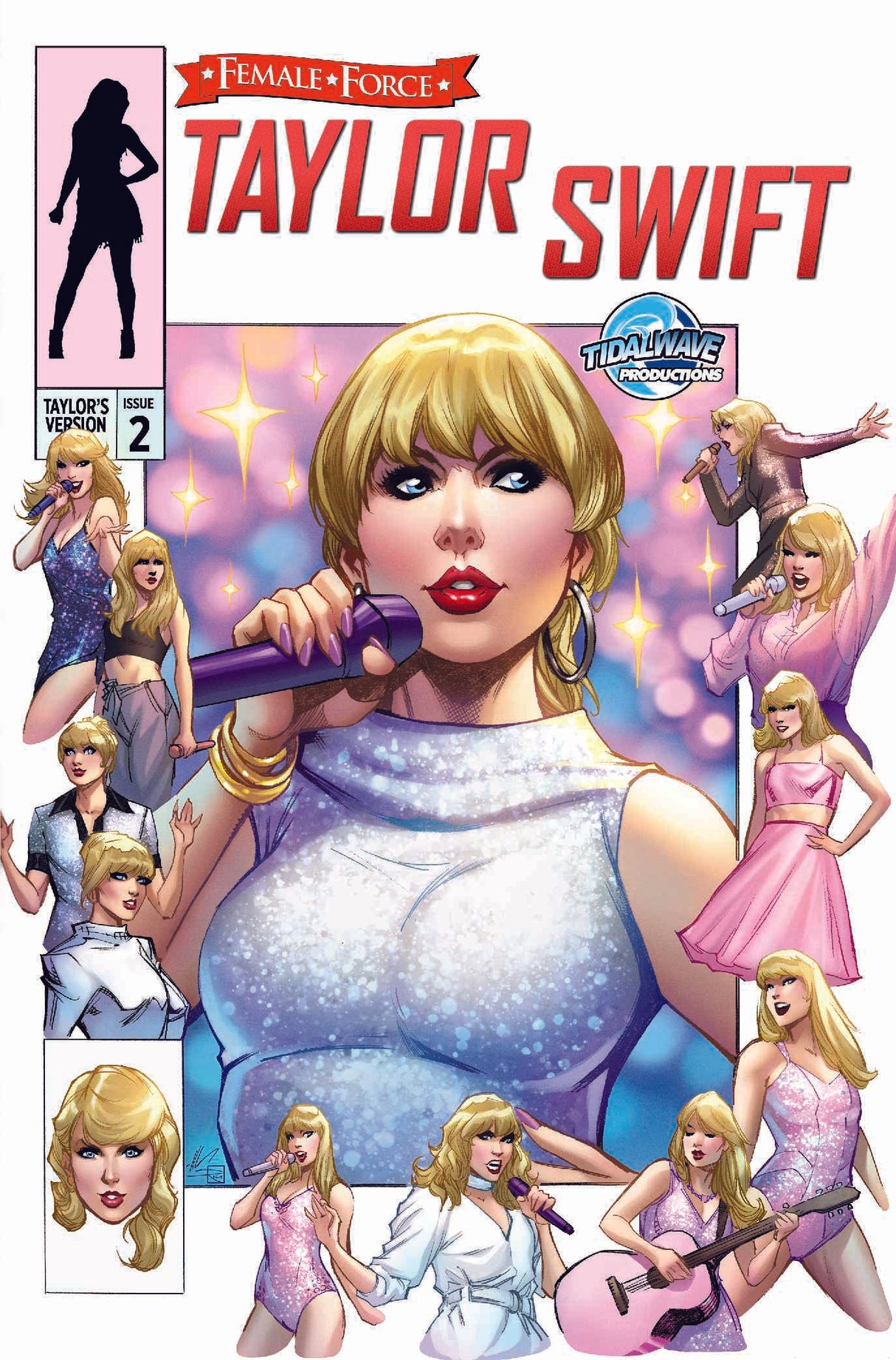 FEMALE FORCE: TAYLOR SWIFT #2 - ALE GARZA TRADE FOIL - LIMITED TO 50