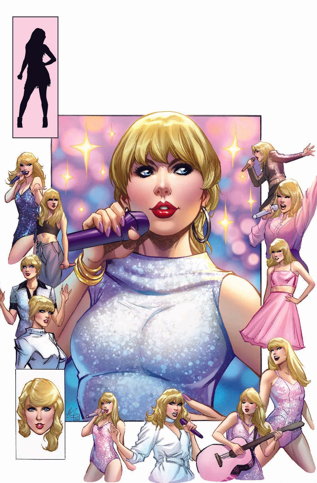 FEMALE FORCE: TAYLOR SWIFT #2 - ALE GARZA ART ONLY FOIL - LIMITED TO 50