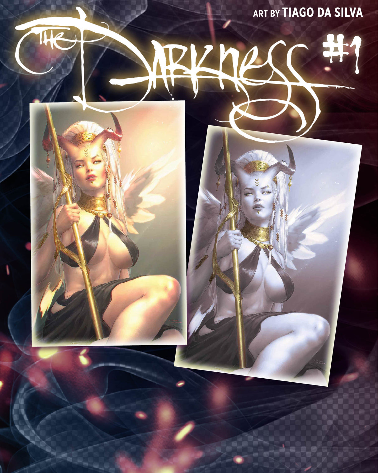 THE DARKNESS #1 SILVA - VIRGIN & GREY VIRGIN - SET OF 2