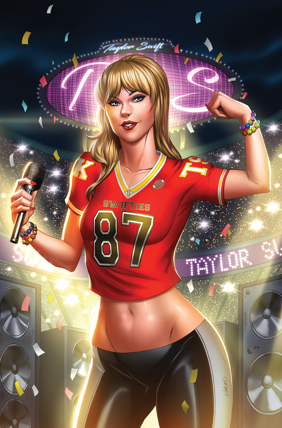 TAYLOR SWIFT - KINCAID CVR B - ART ONLY FOIL - LIMITED TO 50