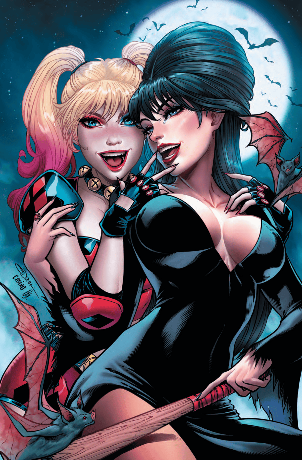 HARLEY QUINN X ELVIRA #1 SORAH SUHNG - NYCC EXCLUSIVE - LTD 1000