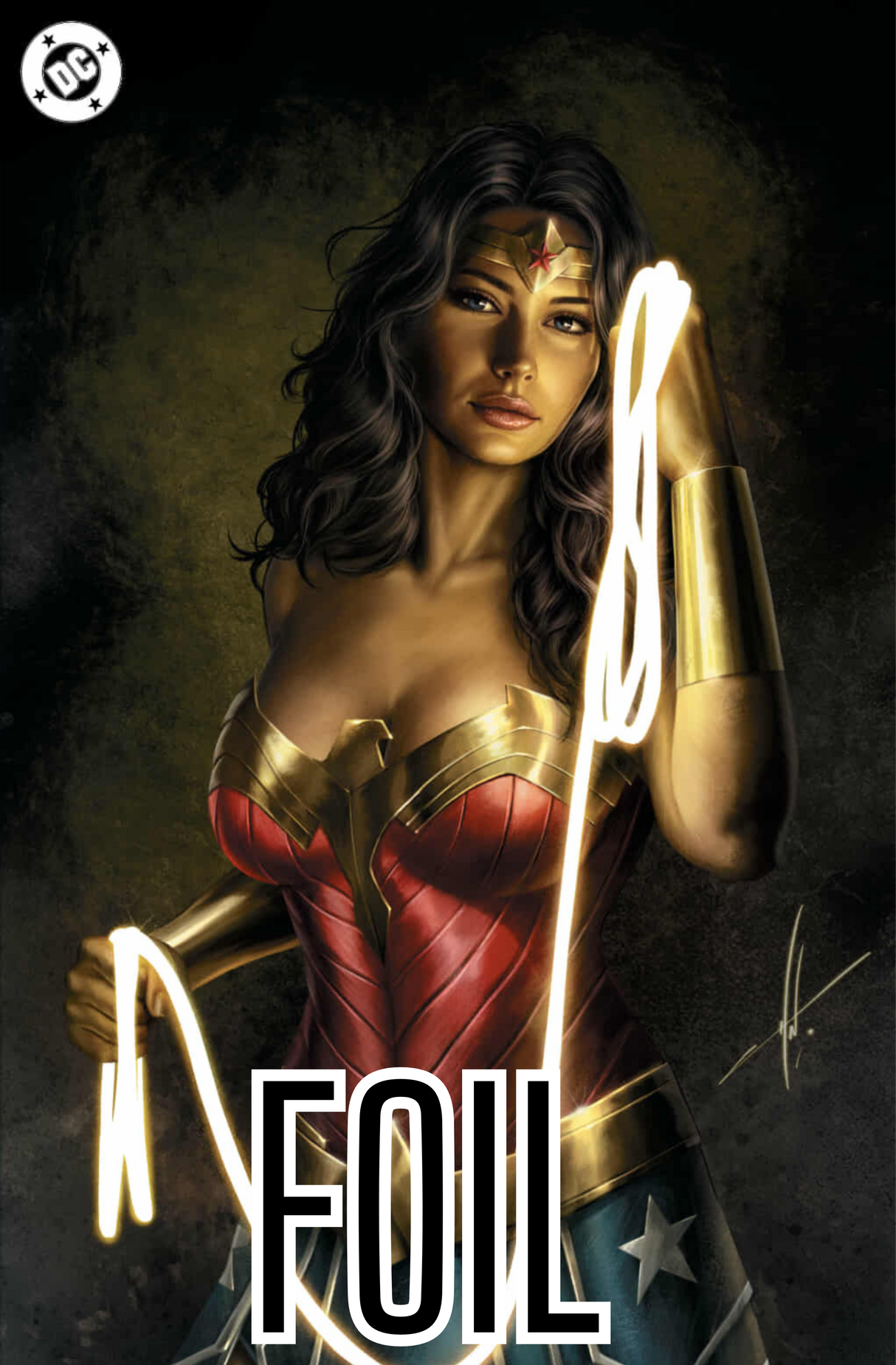 WONDER WOMAN #25 CARLA COHEN - ALPHA - NYCC - VIRGIN FOIL - LTD 1000