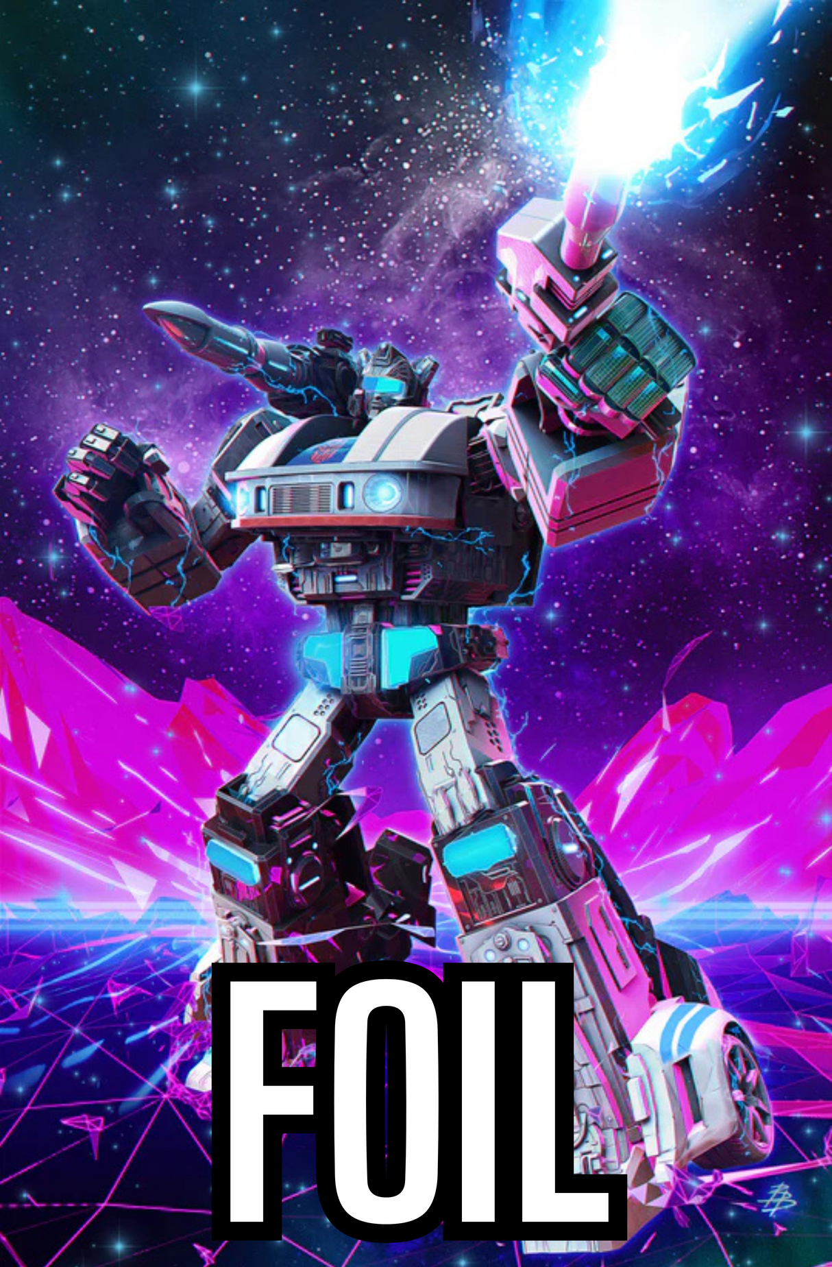 TRANSFORMERS #23 BJORN BARENDS - JAZZ - 80s RETRO VARIANT - 616 SHARED EXCLUSIVE - FOIL - LTD 750