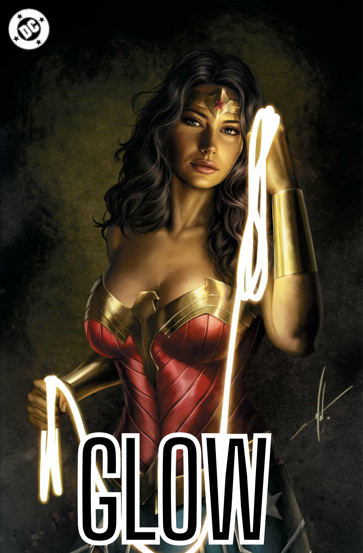 WONDER WOMAN #25 CARLA COHEN - ALPHA - NYCC - VIRGIN GITD - LTD 1000