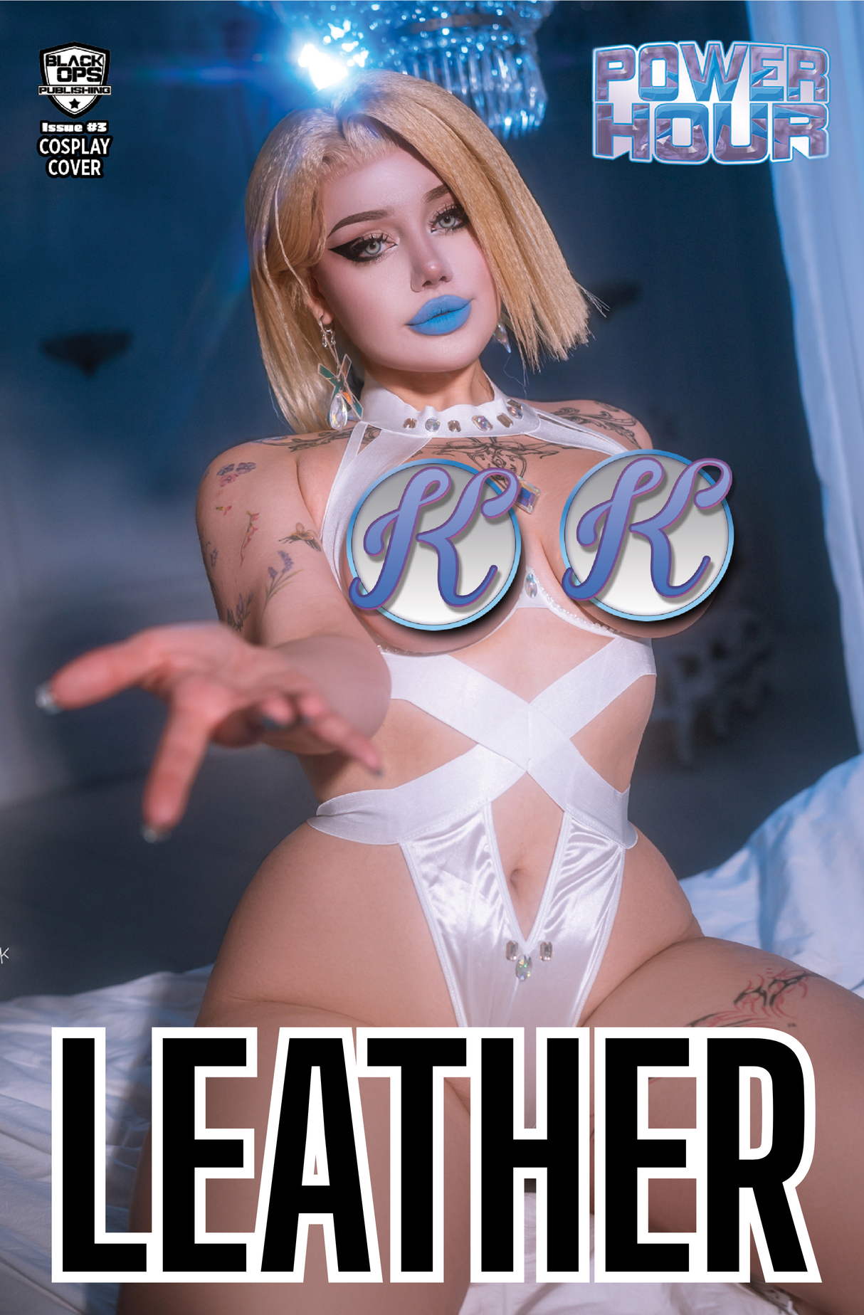 POWER HOUR #3 KATSUMI TORI COSPLAY - "FROSTY" SECRET UP CLOSE - HIPS LEATHER - LTD 5