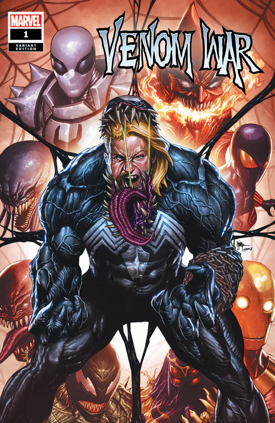 VENOM WAR #1 MICO SUAYAN TRADE DRESS EXCLUSIVE - LTD 3000