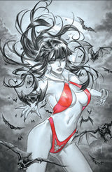 VAMPIRELLA #2 ELLERY SANTOS - 2 COVER SET - FULL COLOR & SPOT COLOR - LTD 250