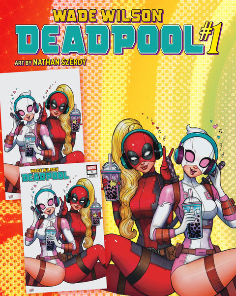 アメコミ　deadpool セット WADE WILSON DEADPOOL #1 SZERDY - ALPHA - TRADE DRESS & VIRGIN - SET OF