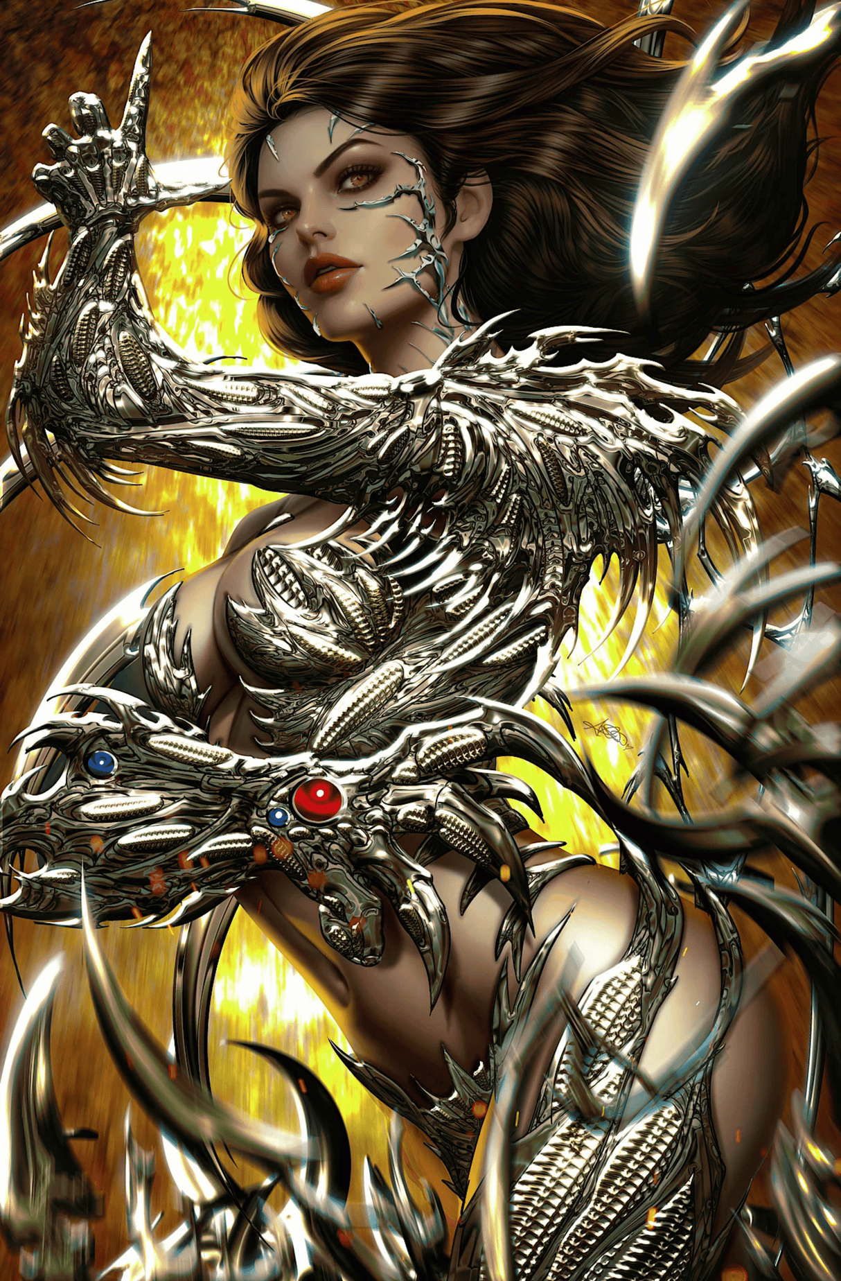 WITCHBLADE #1 ARIEL DIAZ - VIRGIN - LIMITED TO 1000