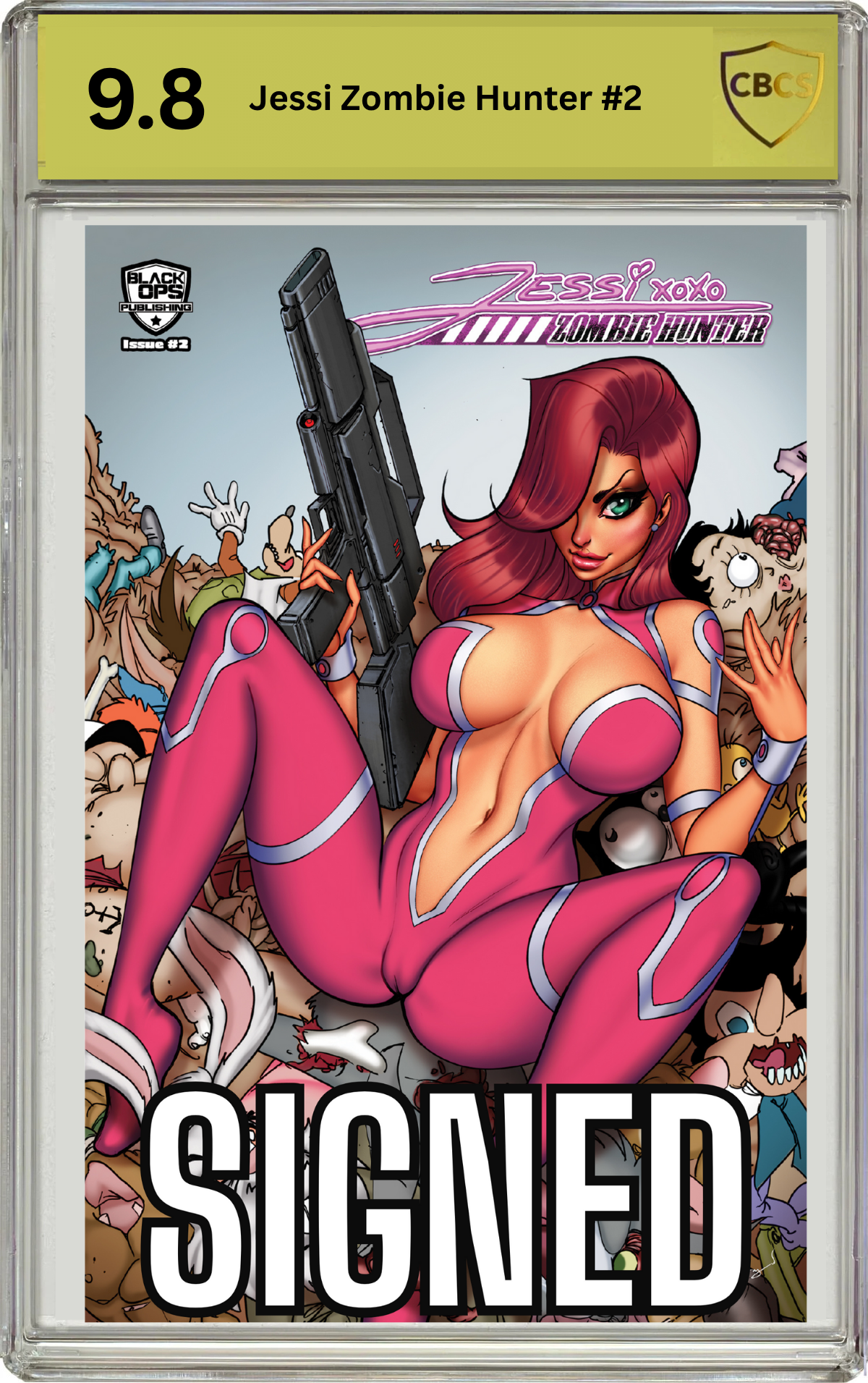 JESSI ZOMBIE HUNTER #2 - ALE GARZA - "TOONBURGER HILL" - TRADE NICE