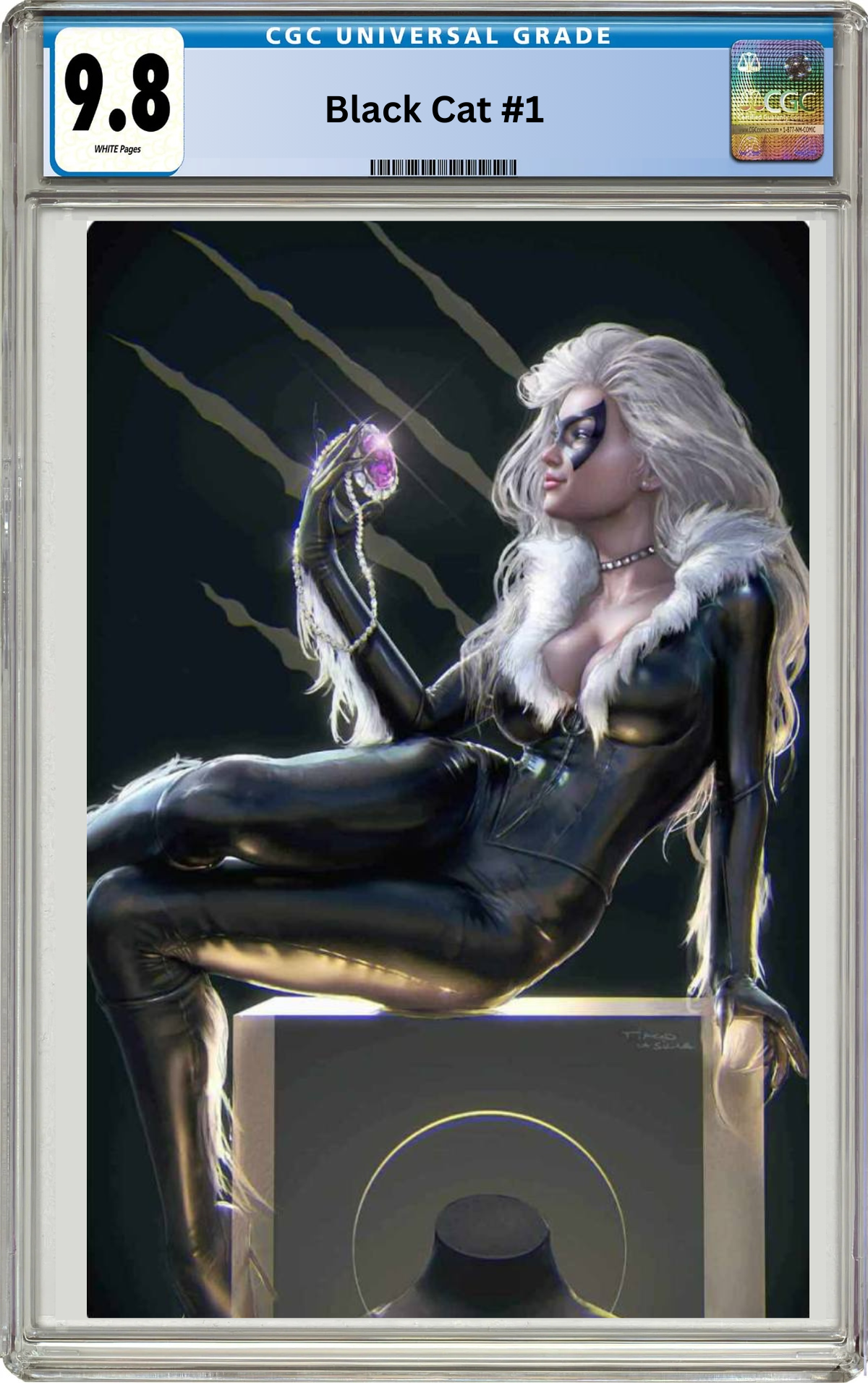 BLACK CAT #1 TIAGO DA SILVA - ALPHA SHARED EXCLUSIVE - TORONTO FAN EXPO - VIRGIN - LTD 1000