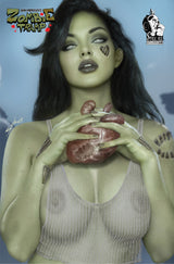 DAN MENDOZA'S ZOMBIE TRAMP #56 SHIKARII - "GAME OVER" C2E2 EXCLUSIVE - UP CLOSE SHEER - LTD 100