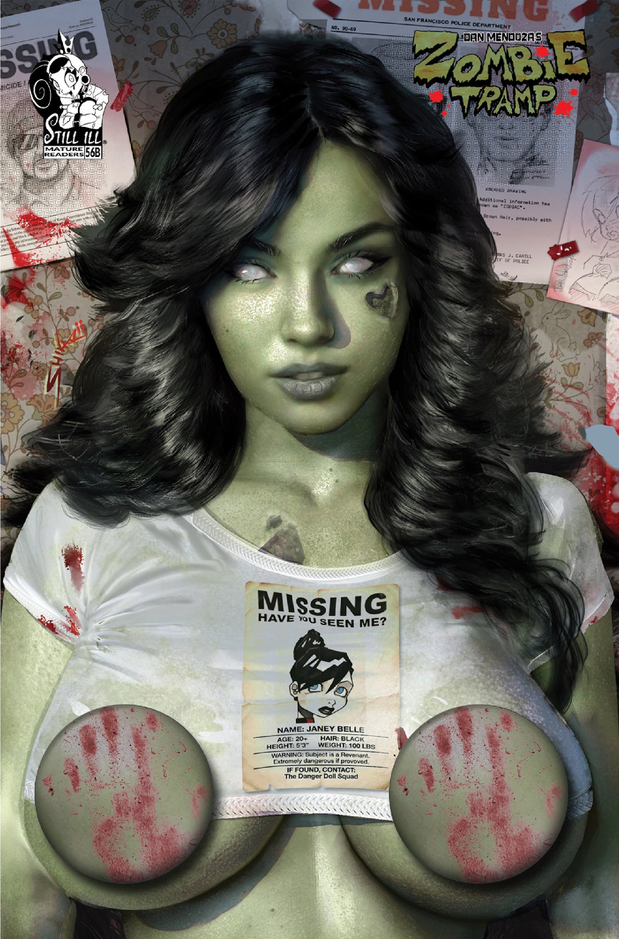 ZOMBIE TRAMP #56 - SHIKARII - MEGACON - UP CLOSE SHEER TRADE- LTD 100