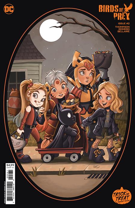 BIRDS OF PREY #2 CVR F CHRISSIE ZULLO TRICK OR TREAT CARD STOCK VAR 10/3/2023