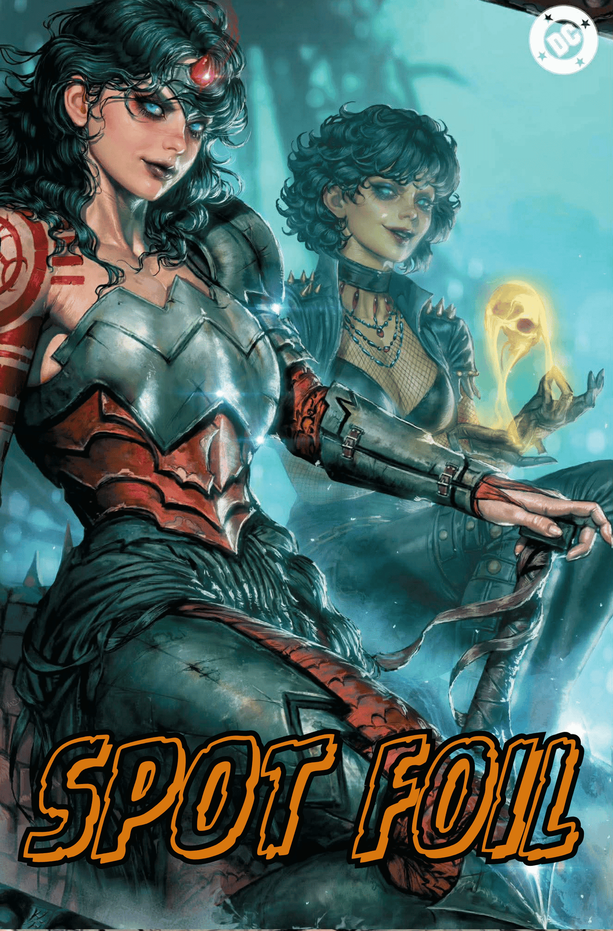 ABSOLUTE WONDER WOMAN #18 - KYUYONG EOM - BLUE VIRGIN SPOT FOIL - Ltd to 1000