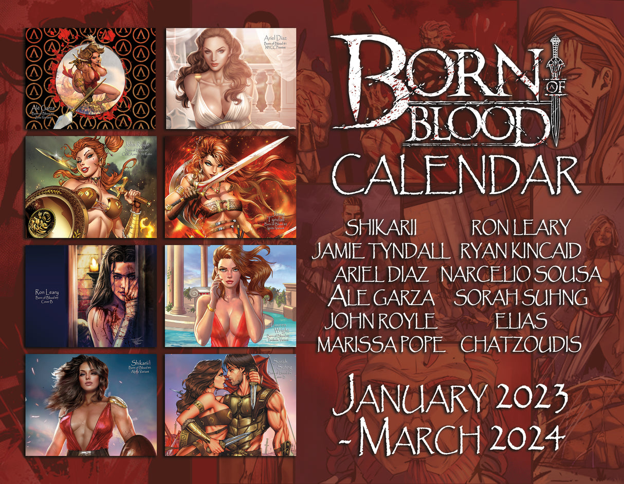 BORN OF BLOOD 2023-2024 CALENDER(NICE)