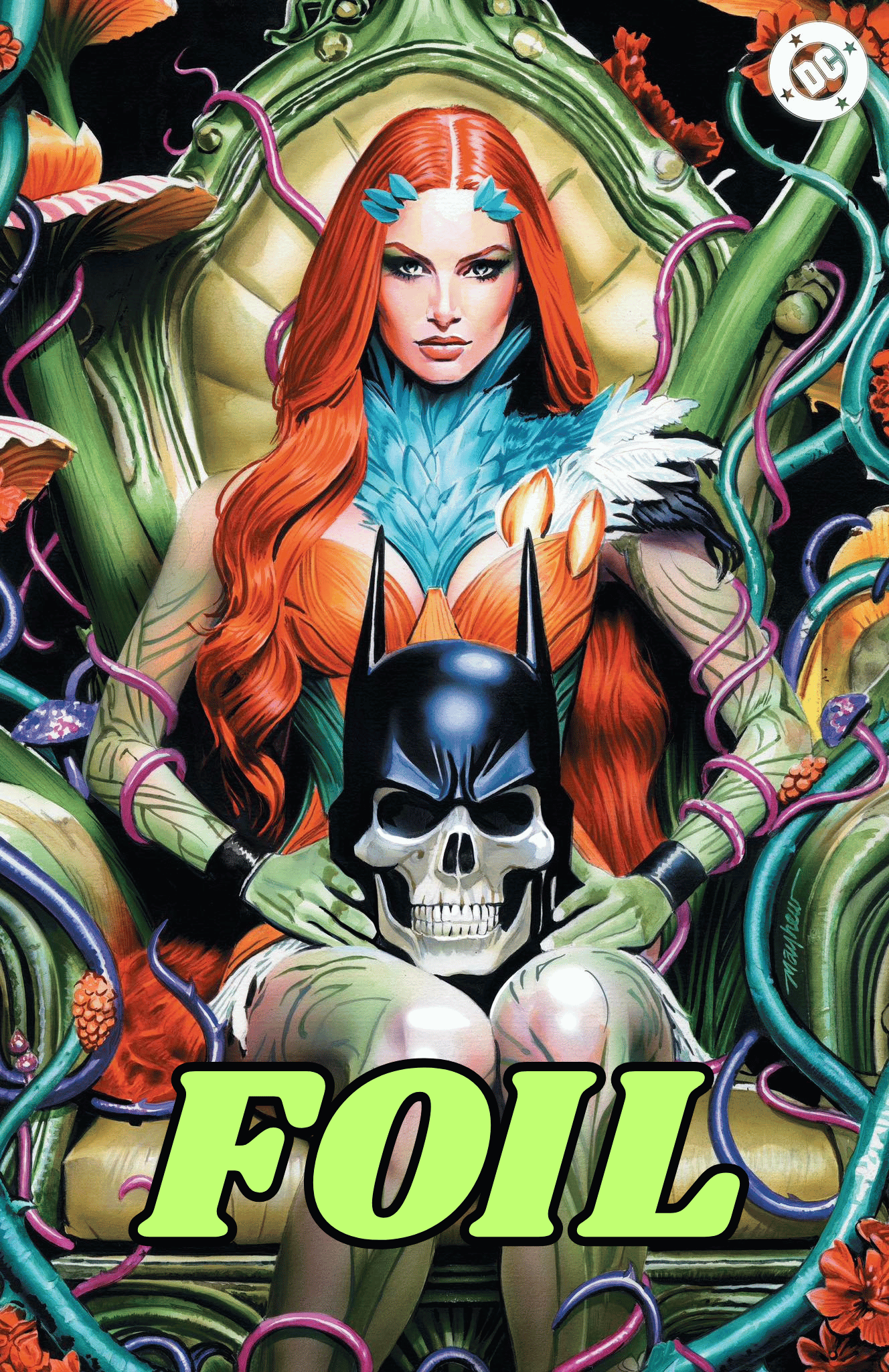 ABSOLUTE BATMAN #19 - MAYHEW - VIRGIN FOIL GREEN - LTD 1000