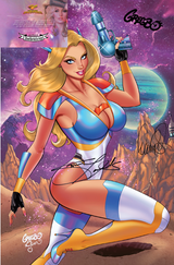 STORMY DANIELS: SPACE FORCE #1 - GREGBO MAIN - NICE - LTD 500