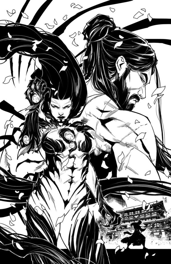 WITCHBLADE ANNUAL 2026 #1 CAFARO B&W - RATIO VARIANT - 1:25 (RELEASE: 2/11/26)