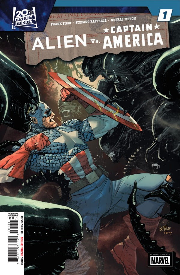 ALIEN VS CAPTAIN AMERICA #1 (RELEASE: 11/5/25)
