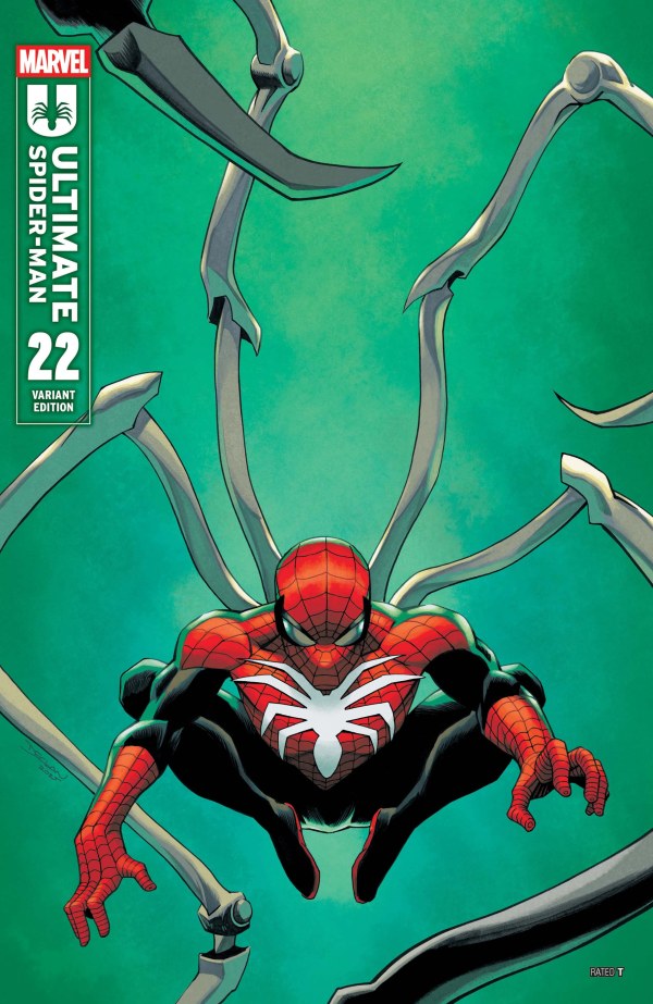 ULTIMATE SPIDER-MAN #22 DECLAN SHALVEY SPOILER VARIANT (RELEASE: 10/22/25)