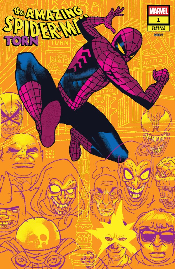 AMAZING SPIDER-MAN: TORN #1 CHIARELLO - RATIO VARIANT - 1:25 (RELEASE: 10/8/25)