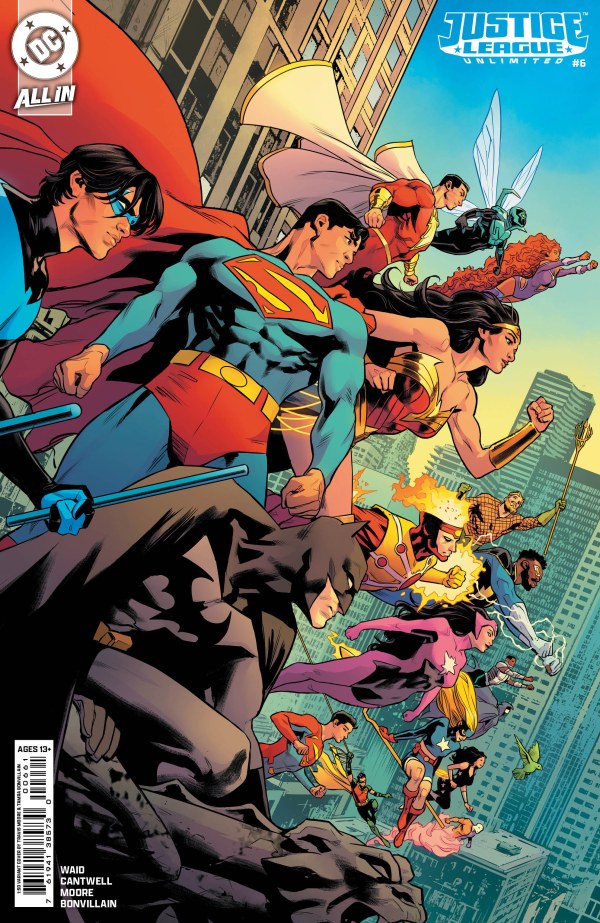 JUSTICE LEAGUE UNLIMITED #6 MOORE - RATIO VARIANT - 1:50