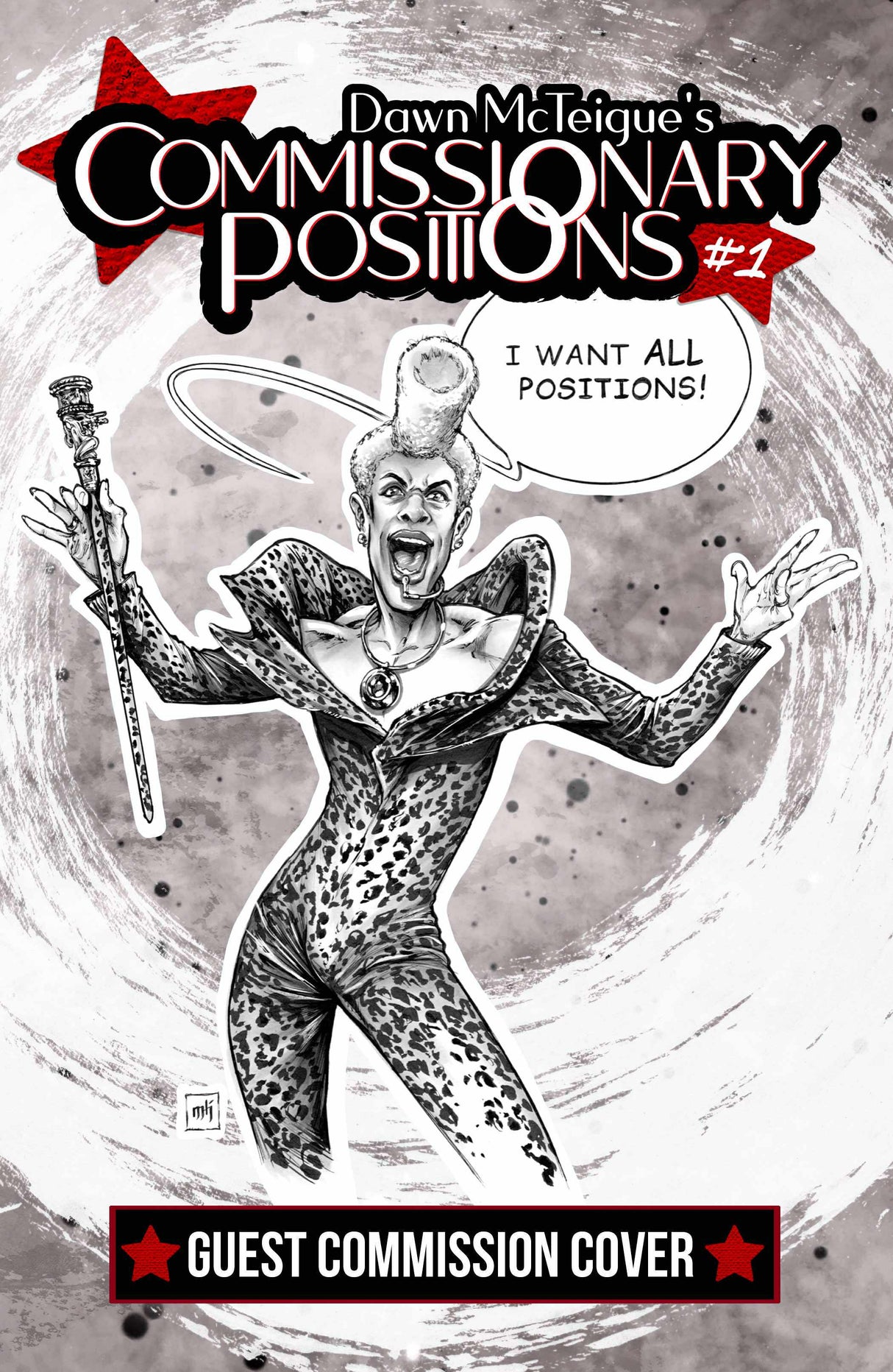 DAWN MCTEIGUE'S COMMISSIONARY POSITIONS #1 - NYCC EXCLUSIVE - MIKE KROME VARIANT - LTD 100