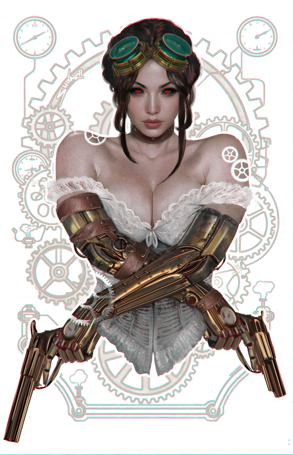 LADY MECHANIKA: THE MECHANICAL MENAGERIE #1 - SHIKARII - VIRGIN - LTD 500