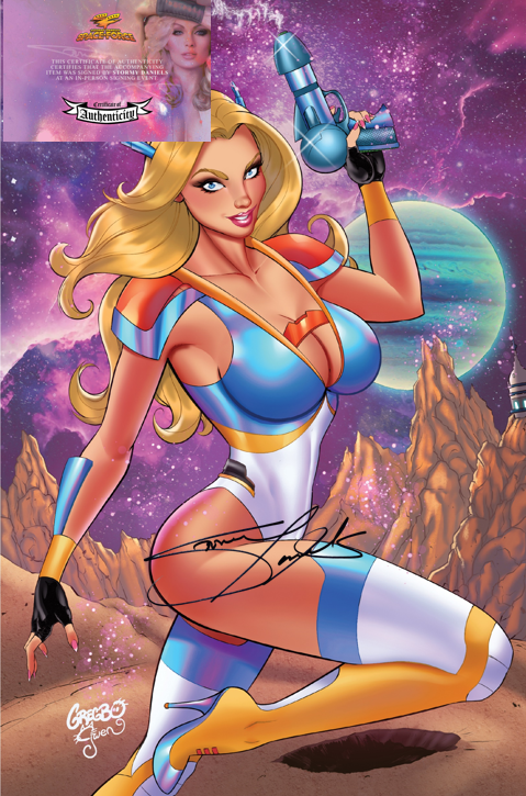 STORMY DANIELS: SPACE FORCE #1 - GREGBO VIRGIN - NICE - LTD 400