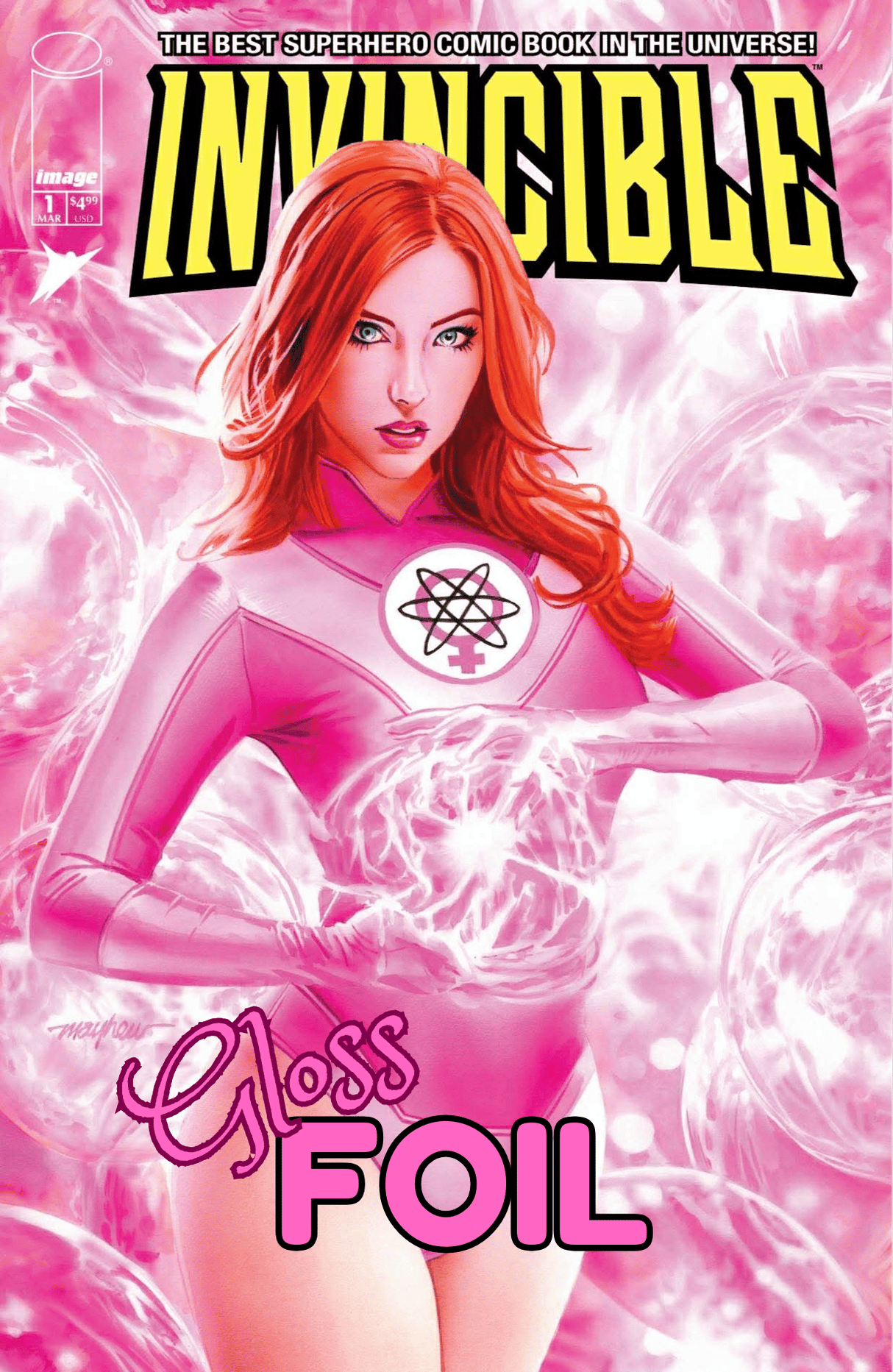 INVINCIBLE RETURNS #1 - MAYHEW - TRADE GLOSS FOIL - LTD 1500