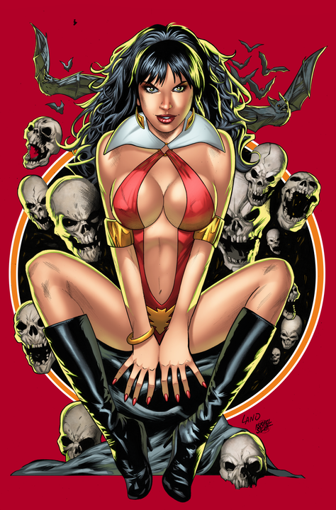VAMPIRELLA: HALLOWEEN HORROR #1 GREG LAND - NYCC EXCLUSIVE - VIRGIN RED - LTD 250