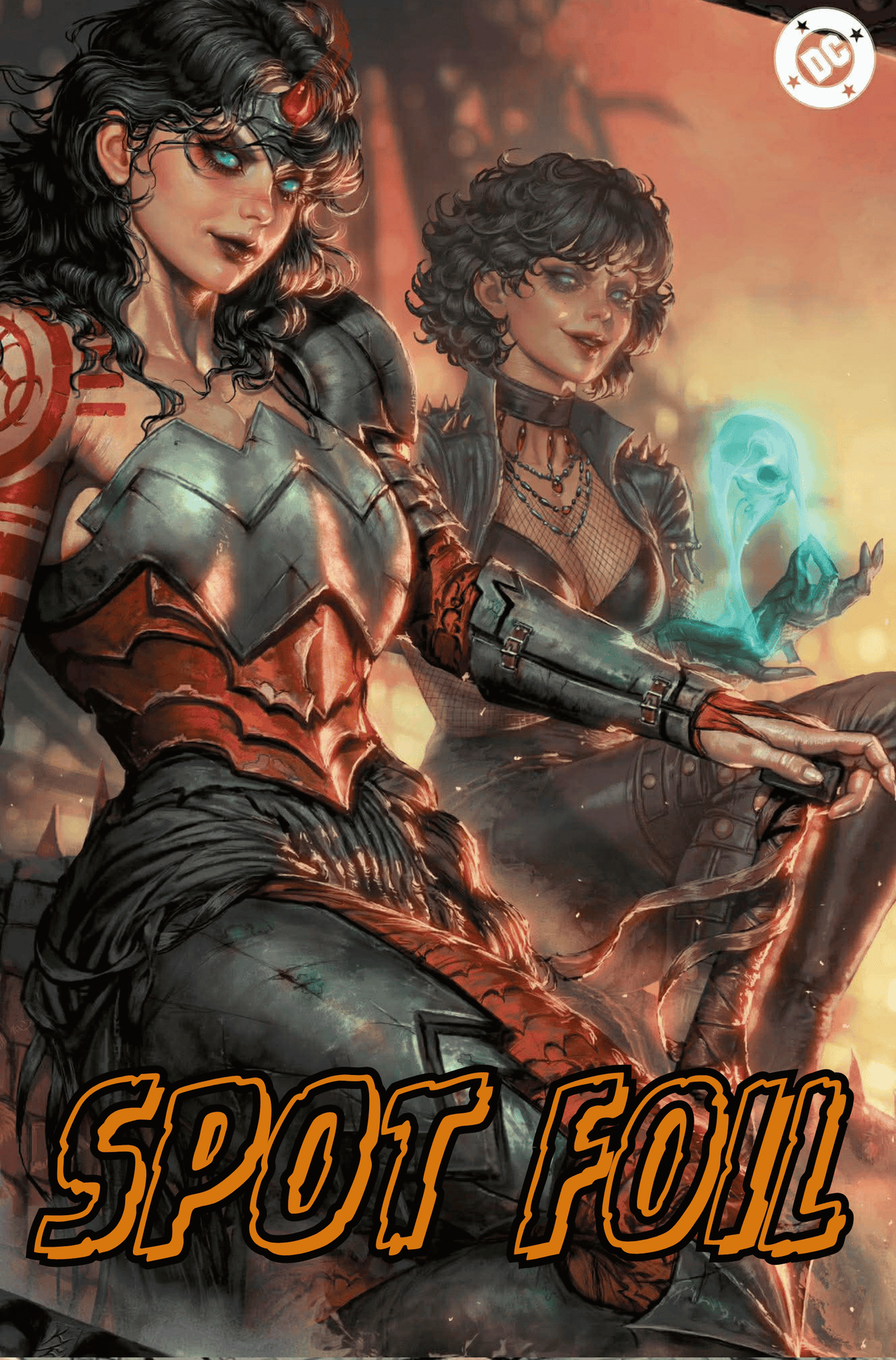 ABSOLUTE WONDER WOMAN #18 - KYUYONG EOM - ORANGE VIRGIN SPOT FOIL - Ltd to 1000