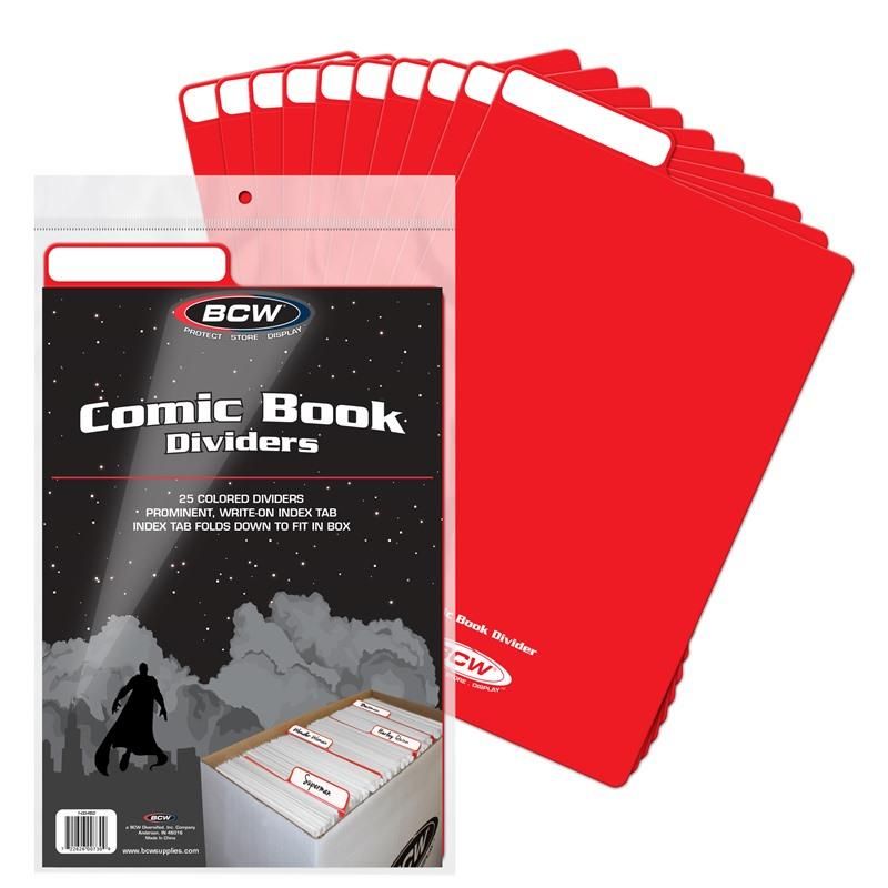 Comic Book Dividers - Red