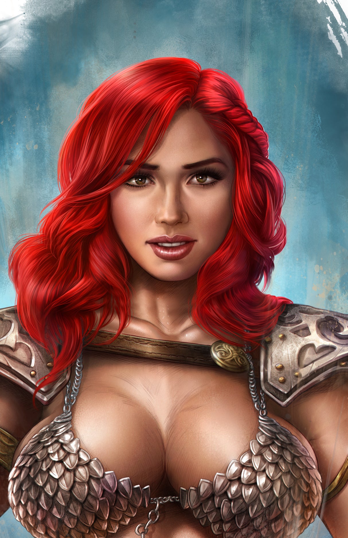 IMMORTAL RED SONJA #4 GLOVER UP CLOSE - C2E2 EXCLUSIVE - LTD 430
