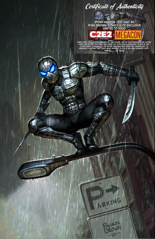 SPIDER-MAN: LOST HUNT #5 - BROWN VIRGIN - MEGACON/C2E2 EXCLUSIVE