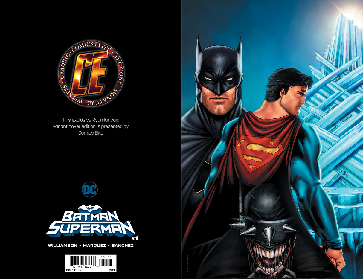 BATMAN SUPERMAN #1 RYAN KINCAID - SUPERMAN VIRGIN - LTD 1000 - KEY ISSUE
