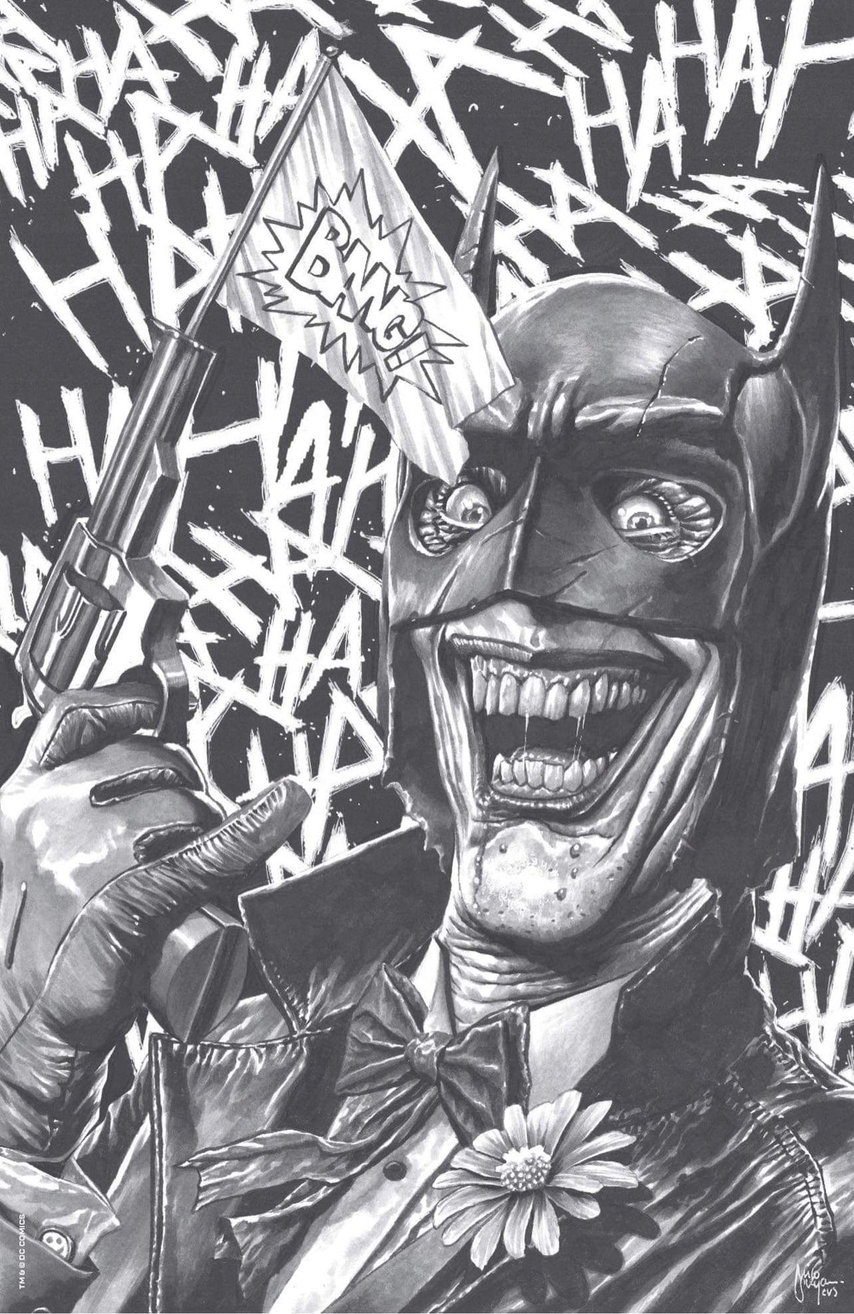 BATMAN & THE JOKER THE DEADLY DUO #1 - MICO SUYAN SKETCH VIRGIN LTD 1000 - 11/1/22